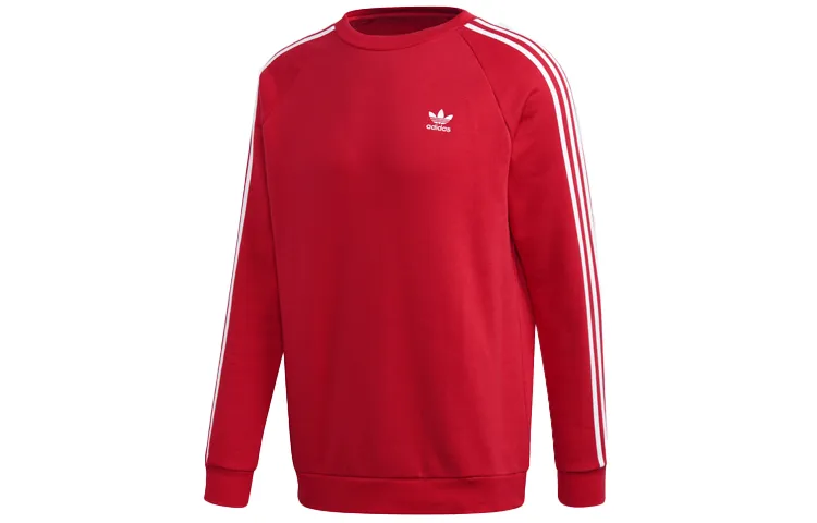 Adidas Originals 3-Stripes Sweatshirts Men's Crew Neck Moderate Regular