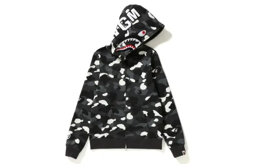 Bape City Camo Shark Full Zip Hoodie Ladies