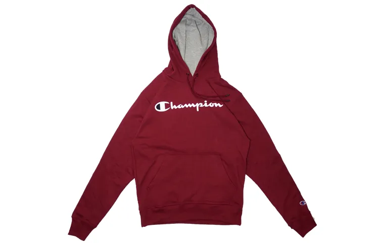 Champion Sweatshirt US Version Unisex Burgundy