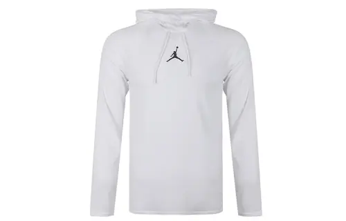 Jordan Sweatshirts Men's White Hooded Moderate Regular