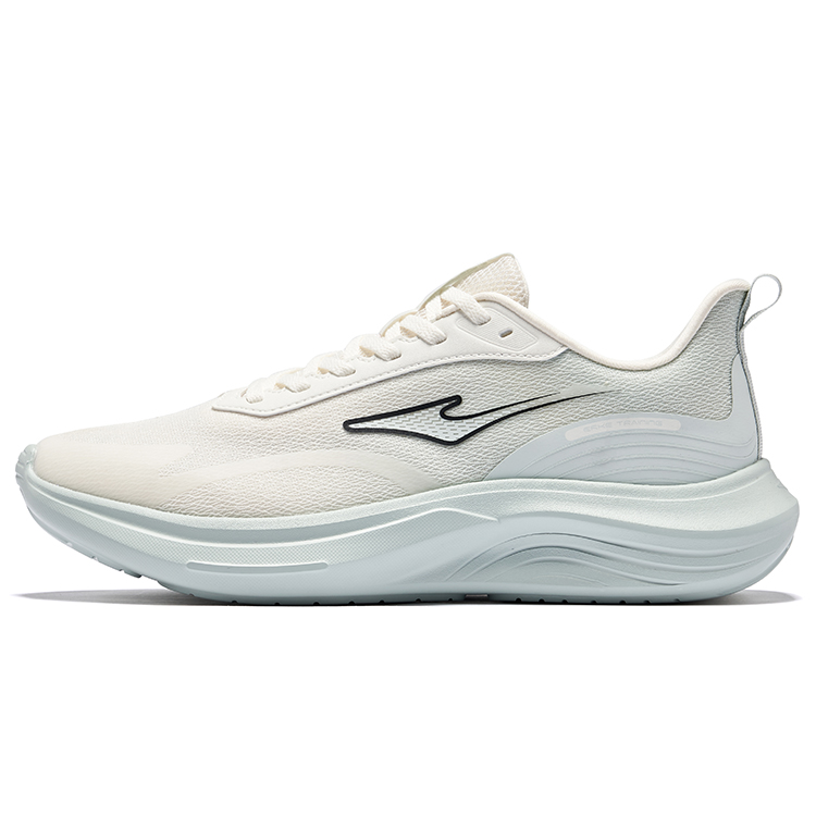 Erke Yun Yi Cushioning Breathable Rebound Low top Casual Running Shoes Men’s White Light Gray Green