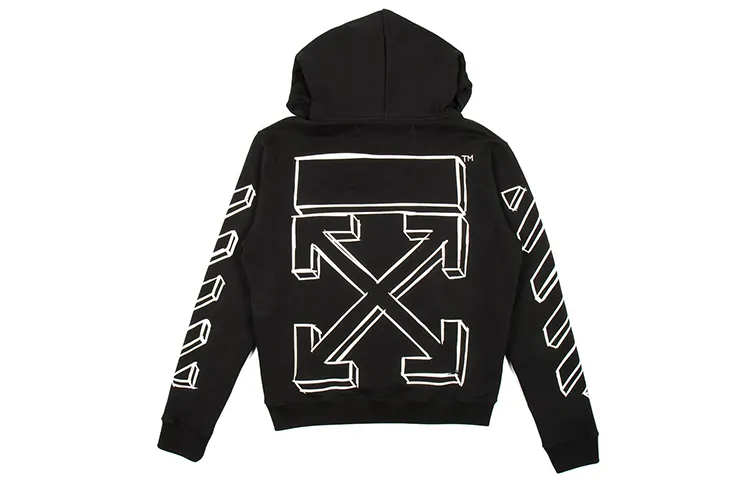 OFF-WHITE Chain Arrow Slim Hoodie