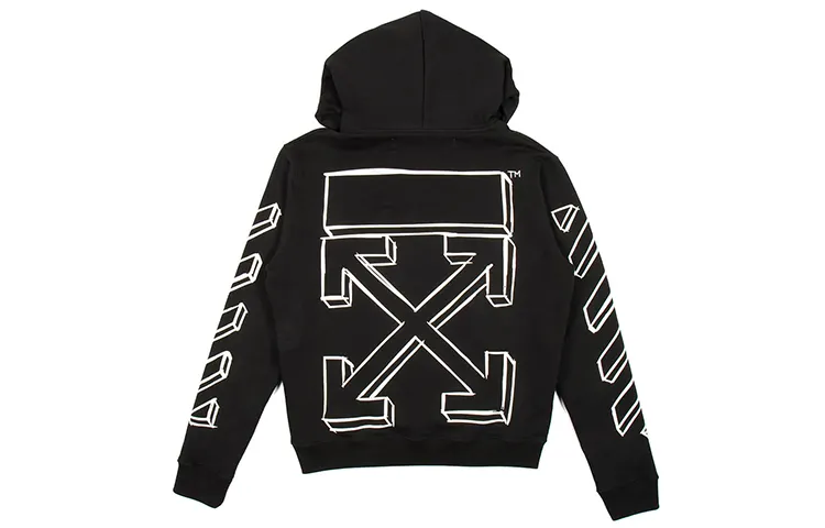 OFF-WHITE Chain Arrow Slim Hoodie