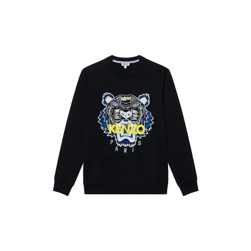 KENZO Sweatshirts Men's Crew Neck Moderate Heavyweight