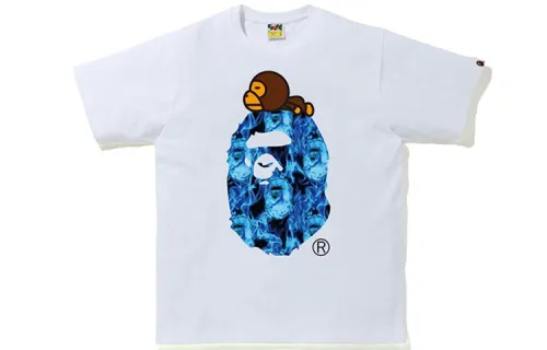 Bape Flame Milo On Big Ape T Shirt