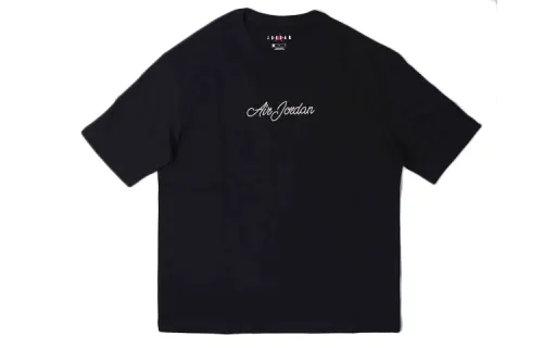 Jordan T Shirts Men's Crew Neck Moderate Straight Fit