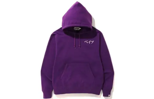 A BATHING APE Bape Sweatshirt Unisex Purple