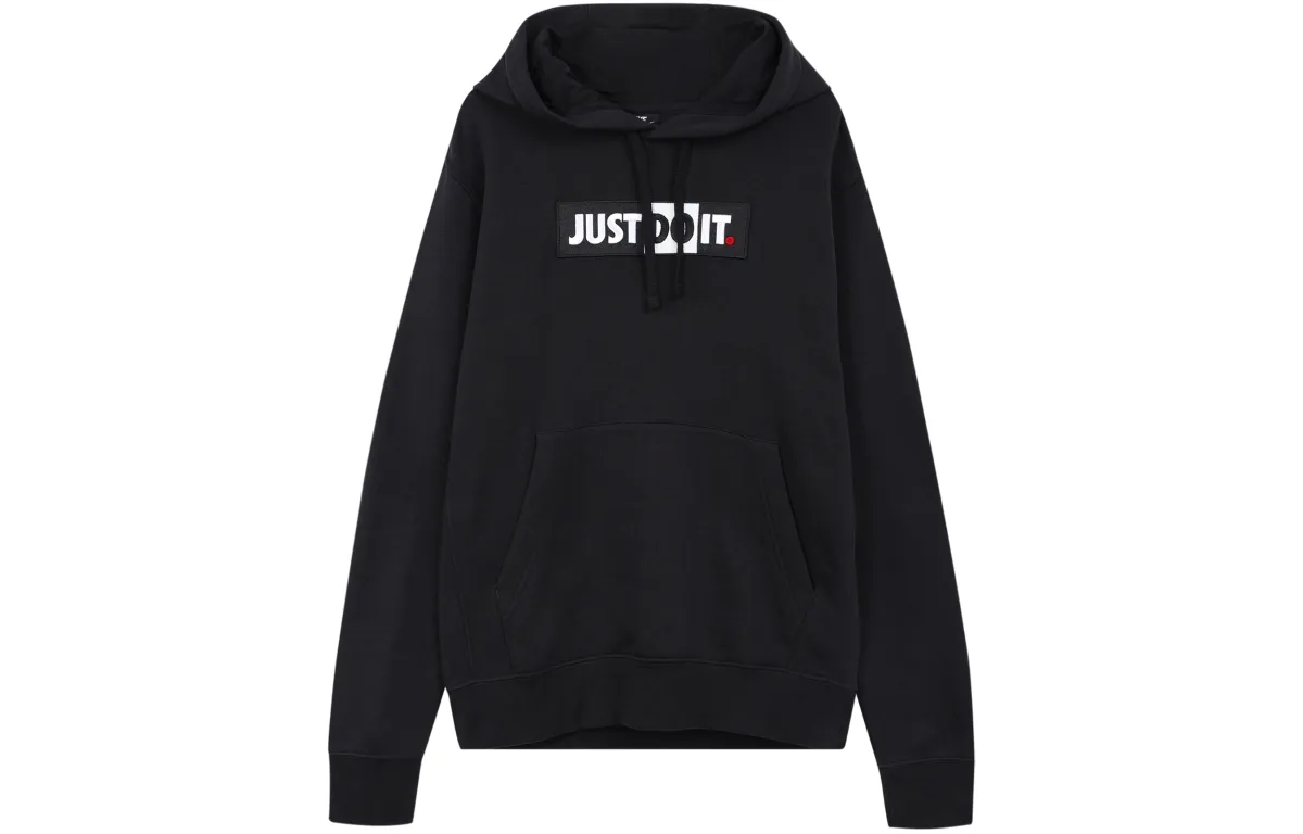 Nike Sportswear Men's Logo Just Do It Hoodie Black