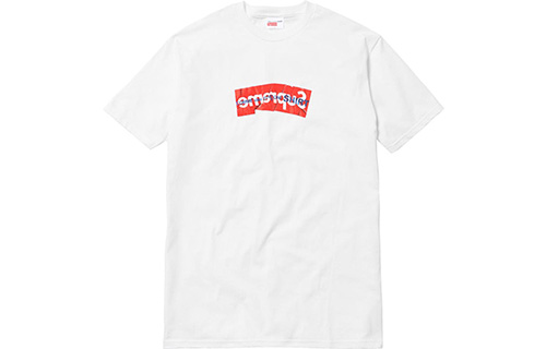 Футболка Supreme SS17 x CDG Box Logo Tee (белая)