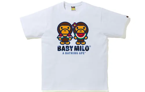 Bape Color Camo Milo Watermelon Summer T Shirt