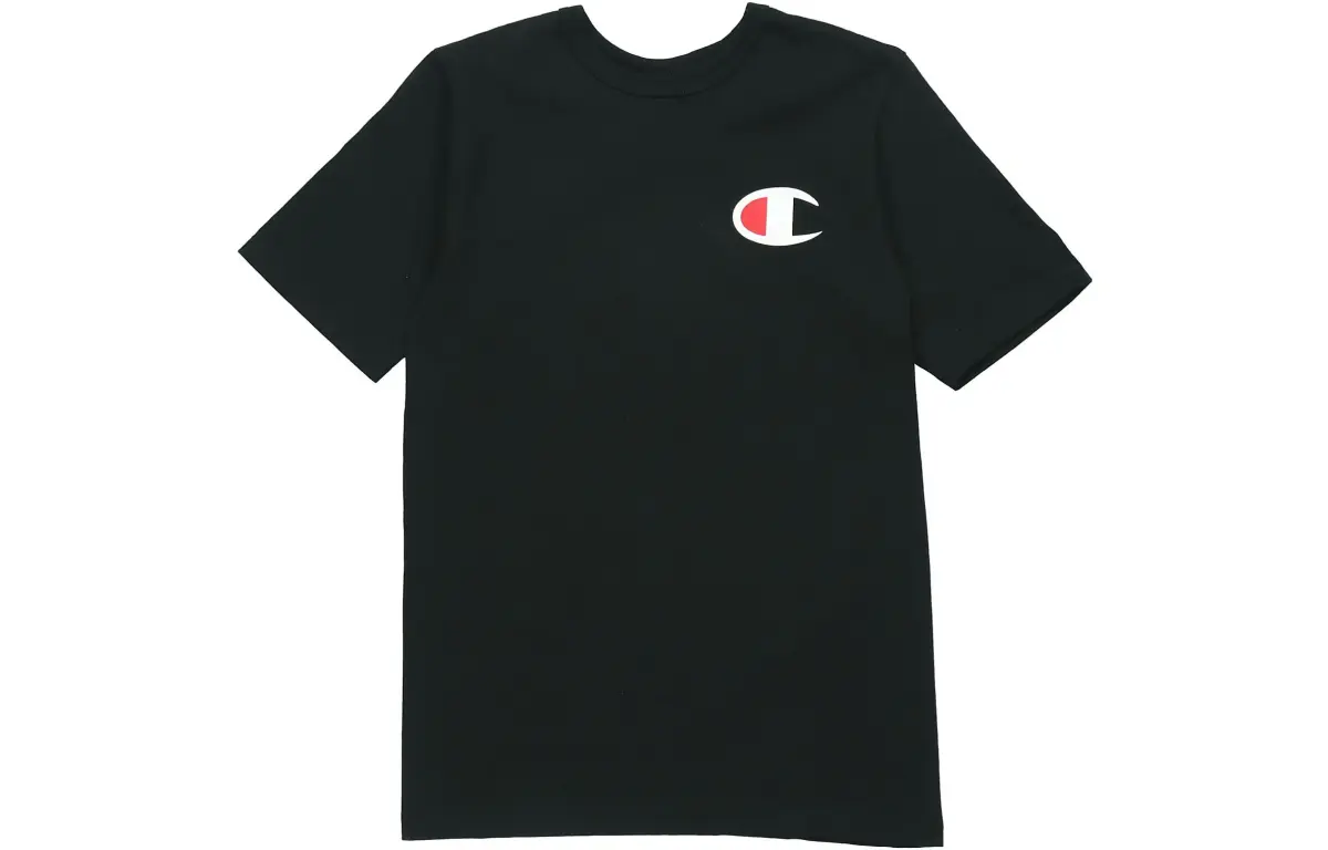 Champion T Shirt US Version Unisex Black