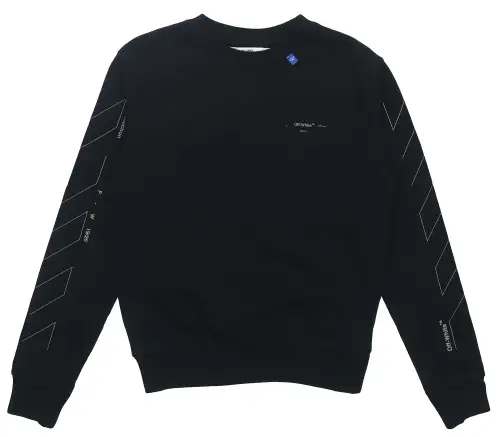 OFF WHITE Unfinished Arrow 3M Crewneck Sweatshirt
