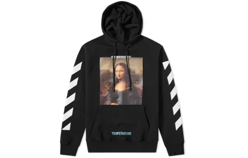 OFF WHITE Mona Lisa Series Sweatshirt Men's Black