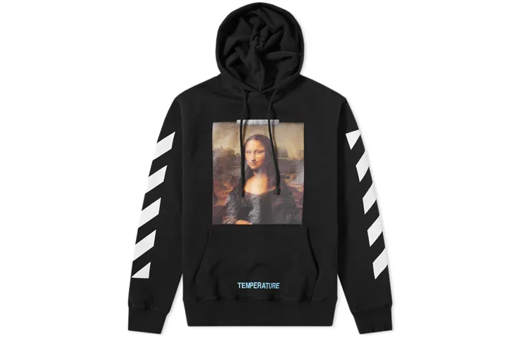 OFF WHITE Mona Lisa Series Sweatshirt Men's Black