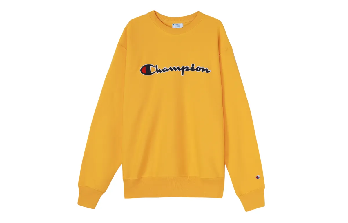 Champion Sweatshirt US Version Unisex Gold