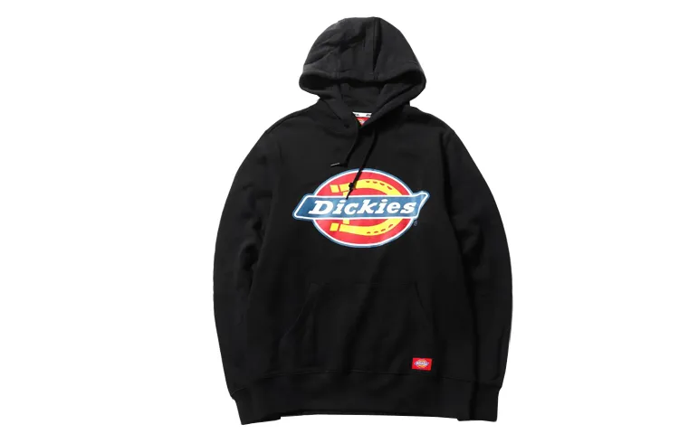 Dickies Logo-Embroidered Long Sleeved Hoodie