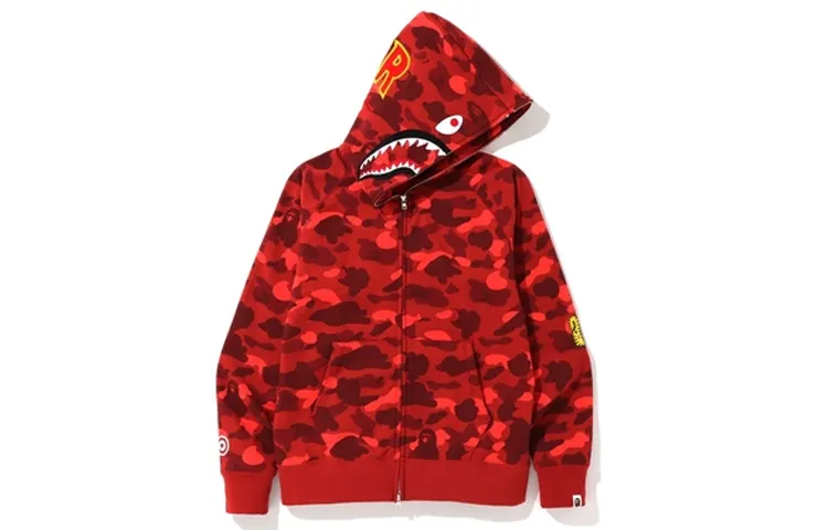 Bape Color Camo Tiger Full Zip Hoodie FW18