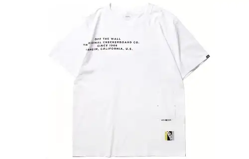 Vans Pending Project T Shirts Men's Crew Neck Moderate Straight Fit