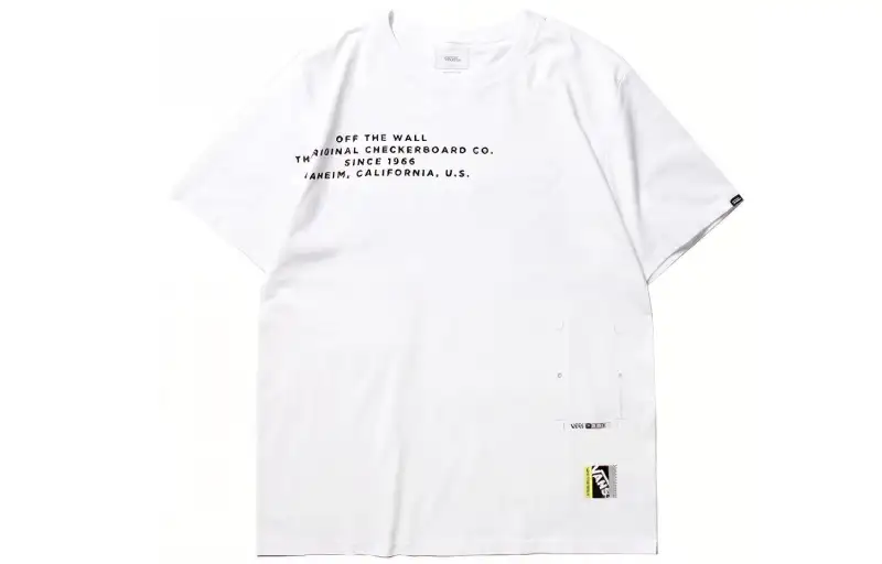 Vans Pending Project T Shirts Men's Crew Neck Moderate Straight Fit