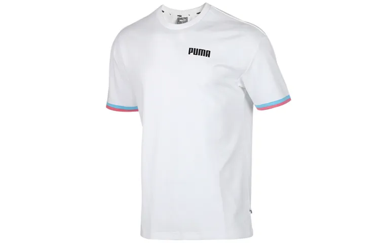 PUMA Training Gym T-Shirts Men's Crew Neck Moderate Straight Fit