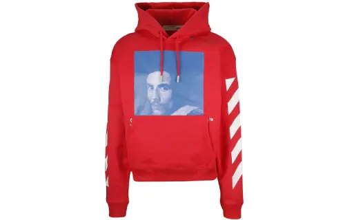 OFF WHITE Sweatshirts Men's Hooded Moderate Regular