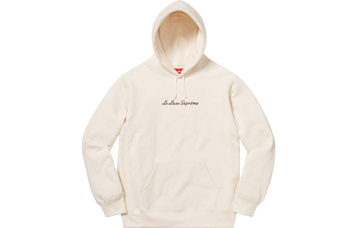Худи Supreme SS19 Le Luxe Hooded Sweatshirt Natural (молочный) — фото 1