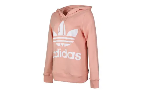 Adidas Originals Sweatshirts Women's Vibrant Pink Hooded Moderate Regular
