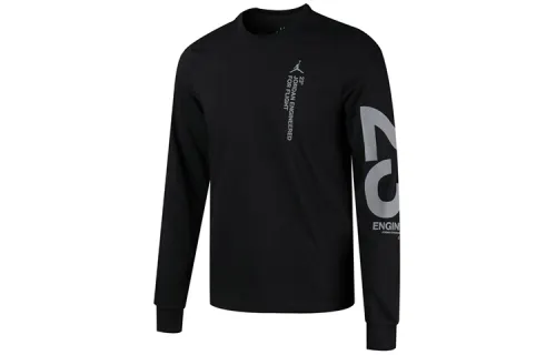 Jordan T Shirts Men's Crew Neck Moderate Straight Fit