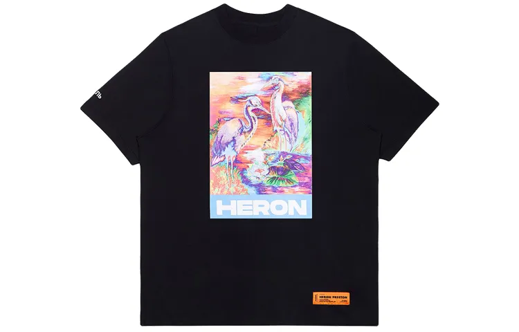 HERON PRESTON Print Oversized T shirt