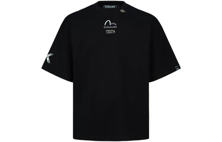 EVISU T Shirts Men's Crew Neck Moderate Straight Fit