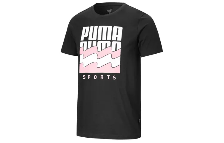 PUMA T-Shirts Men's Crew Neck Moderate Straight Fit