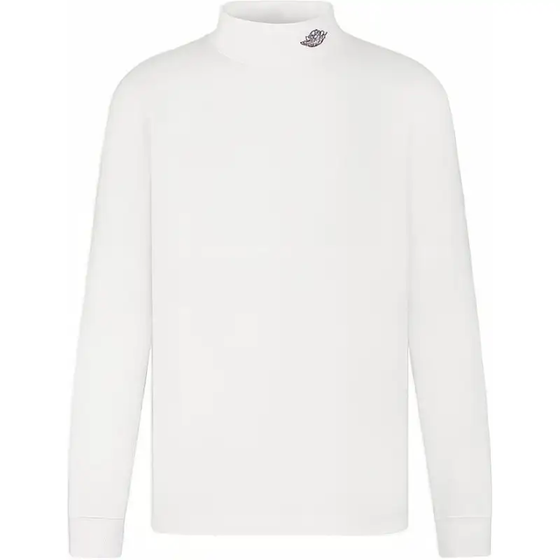 DIOR x Jordan 'AIR DIOR' Half Turtleneck Sweatshirt Unisex White