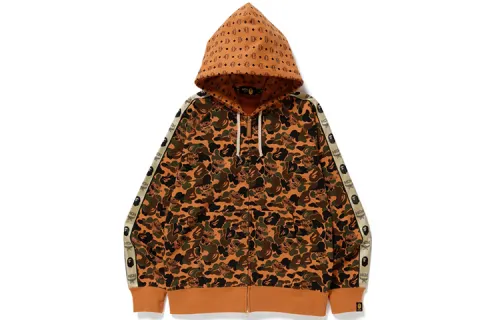 A BATHING APE Sweatshirt Unisex Yellow Camouflage