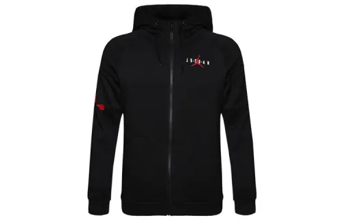 Jordan Jumpman Sweatshirts Men's Hooded Moderate Cardigan