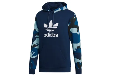 Adidas Originals camouflage-panelled hoodie