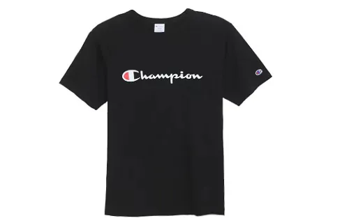 Champion T Shirt Japan Version Unisex Black