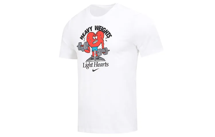 Nike Drop Shoulder Sleeve T Shirt Men's White