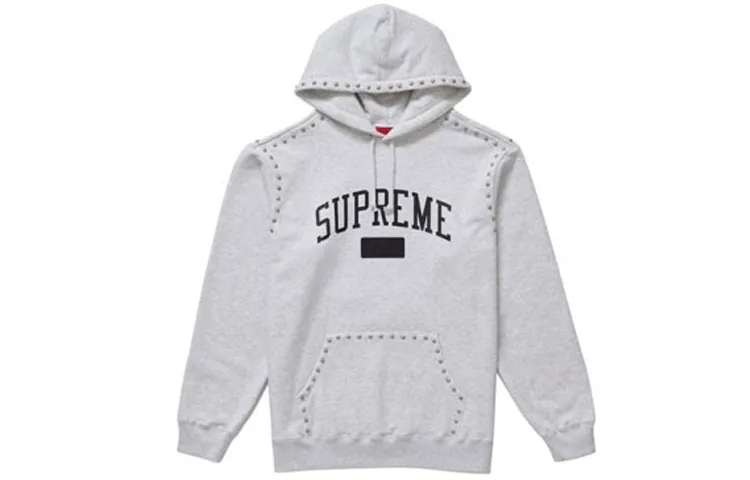 Supreme Studded Hooded Sweatshirt FW18