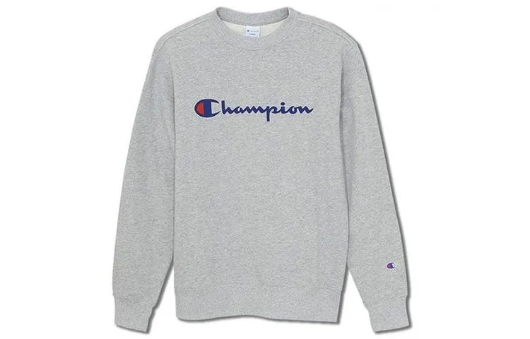 Champion Sweatshirt Japan Version Unisex Gray