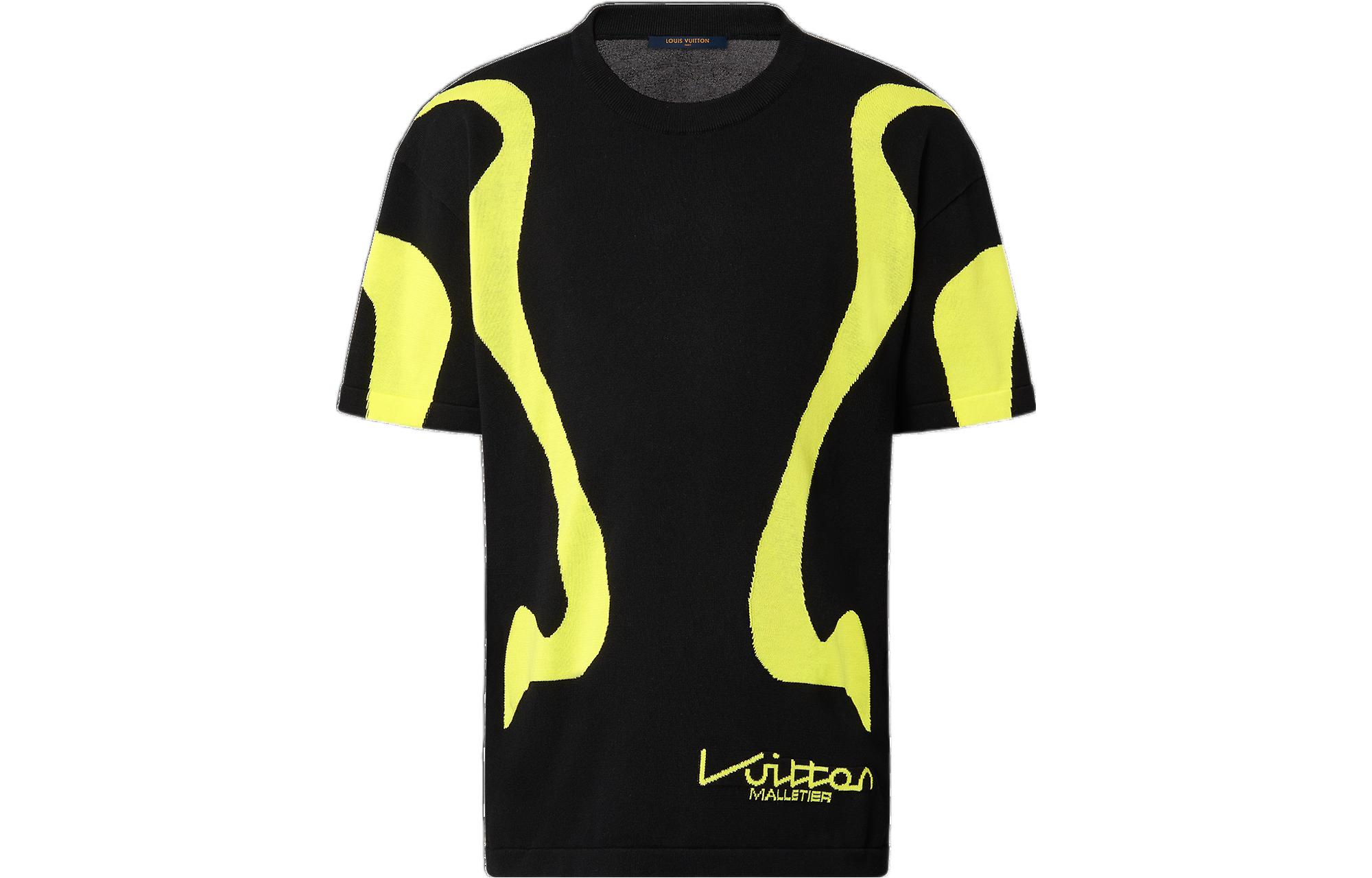 LOUIS VUITTON Sporty Line Intarsia Short Sleeved Crewneck