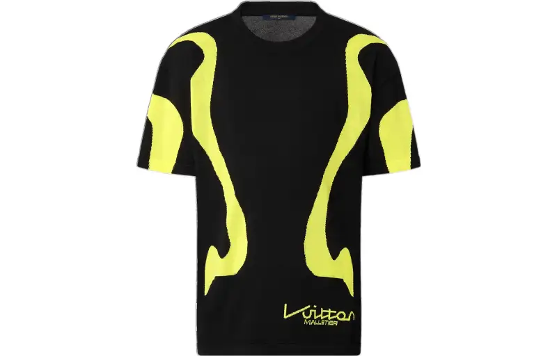 LOUIS VUITTON Sporty Line Intarsia Short Sleeved Crewneck