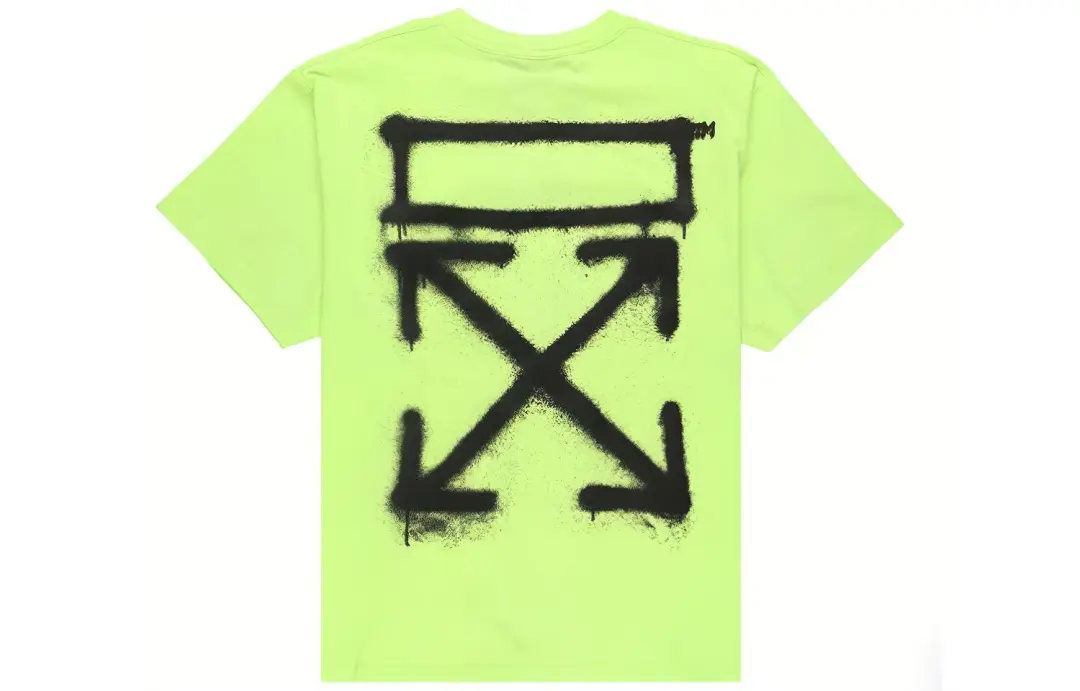 OFF WHITE SS20 T Shirt Men's Neon Green