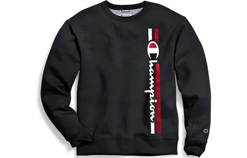 Champion Sweatshirt US Version Unisex Black