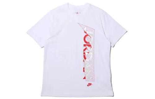 Jordan T Shirts Men's Crew Neck Moderate Straight Fit
