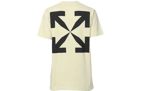 OFF WHITE SS20 T Shirt Men's Ecru