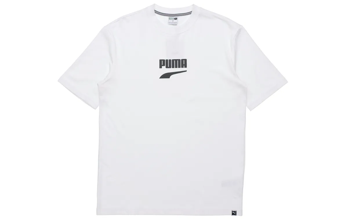 PUMA T-Shirts Men's Crew Neck Moderate Straight Fit