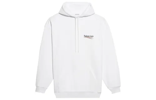 logo print hoodie