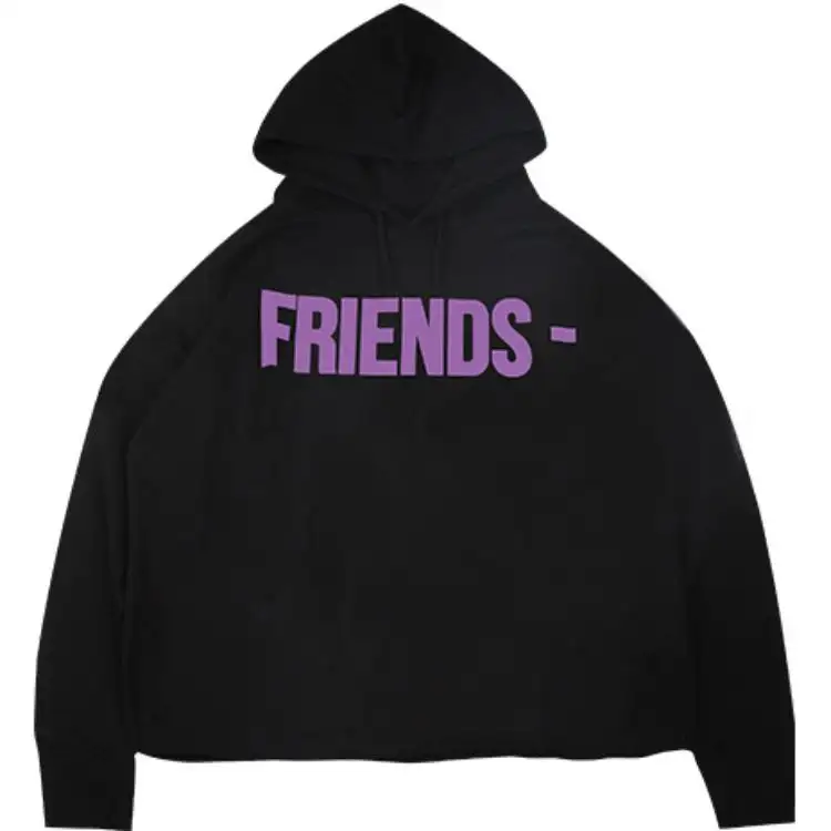 VLONE Friends Series Sweatshirts Unisex Hooded Moderate Heavyweight