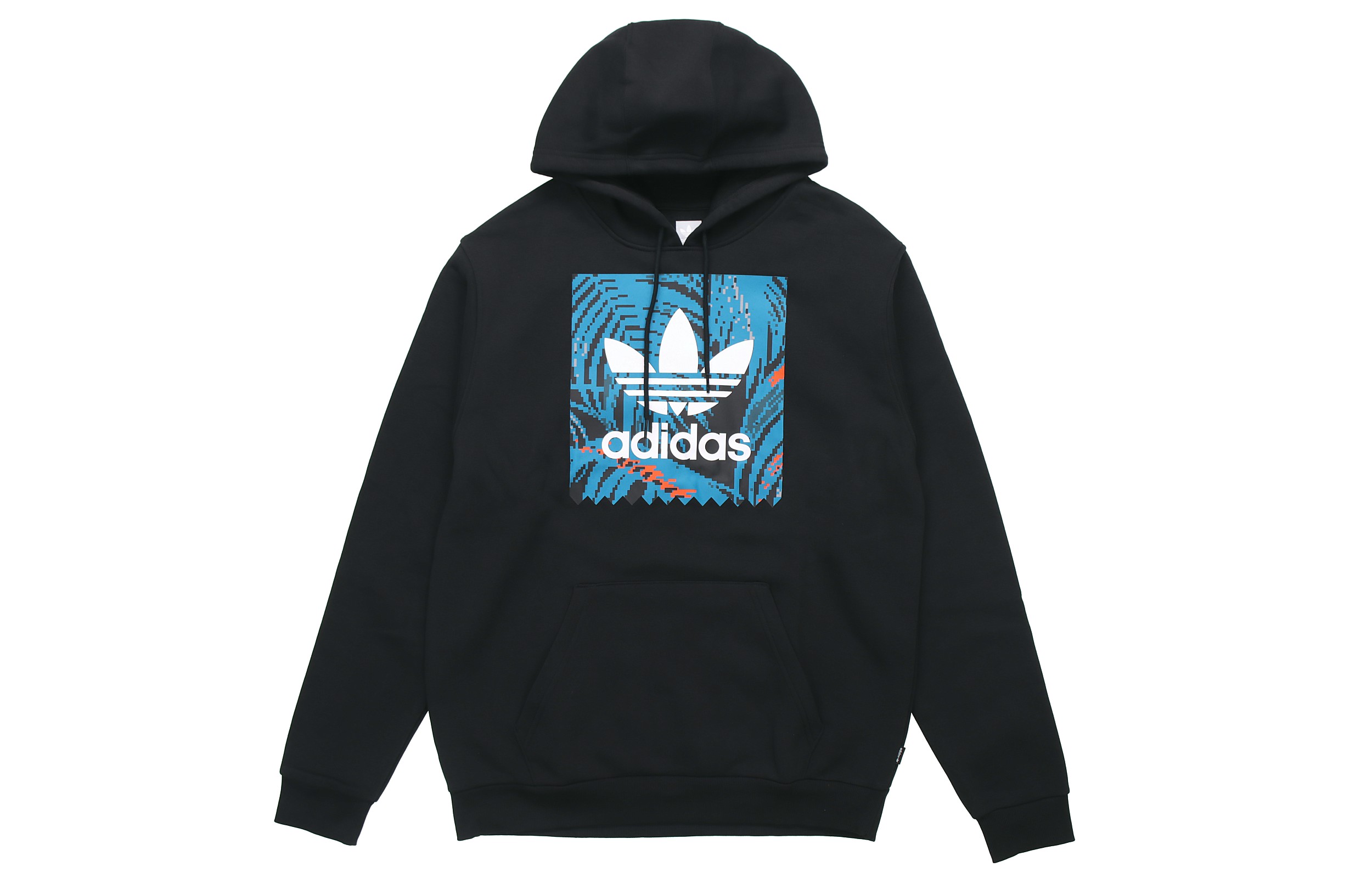 Adidas, sports black hoody for leisure