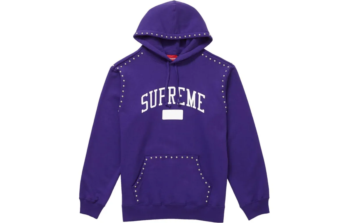 Supreme Studded Hooded Sweatshirt FW18